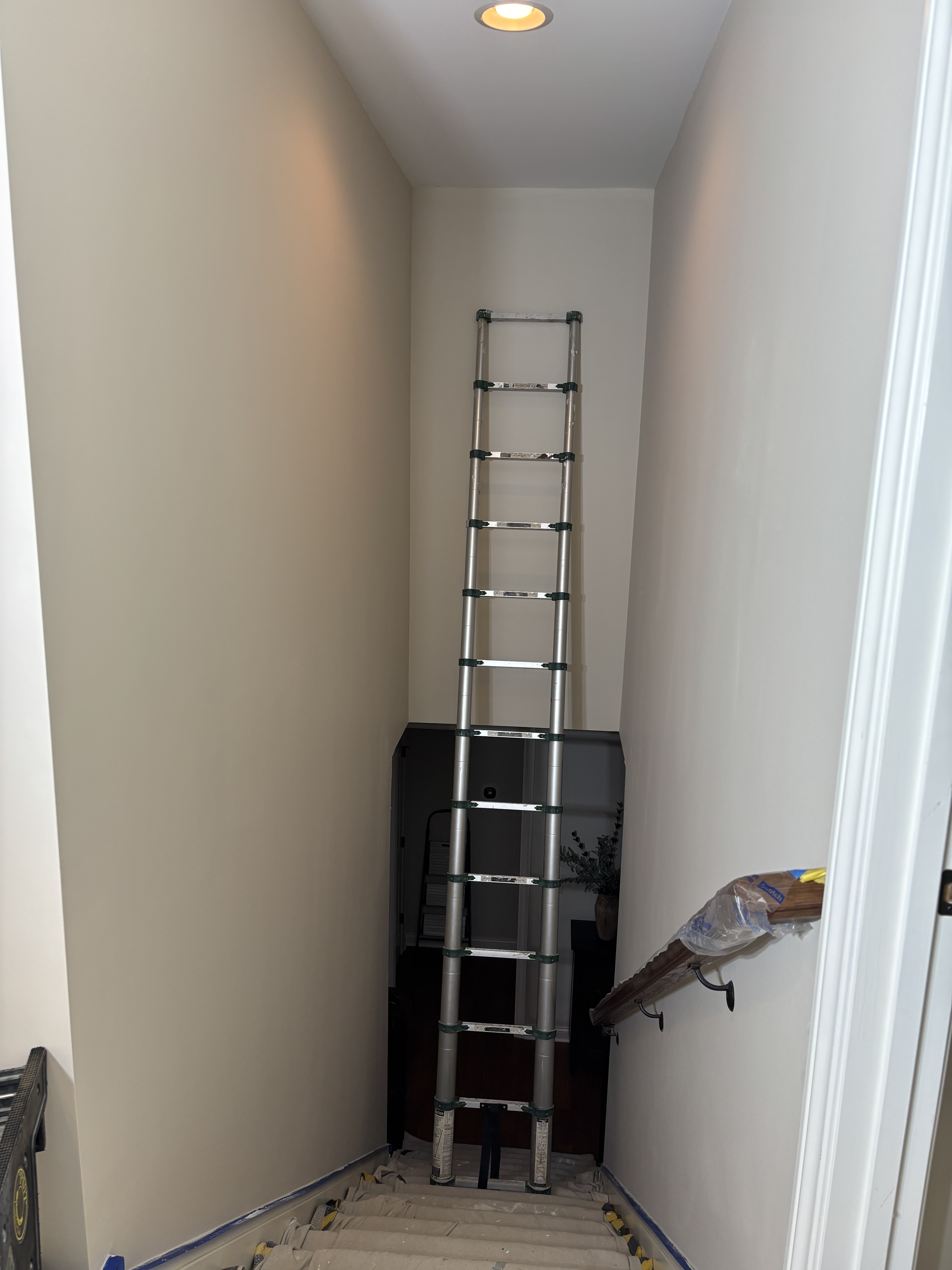 Finished stairwell repaint